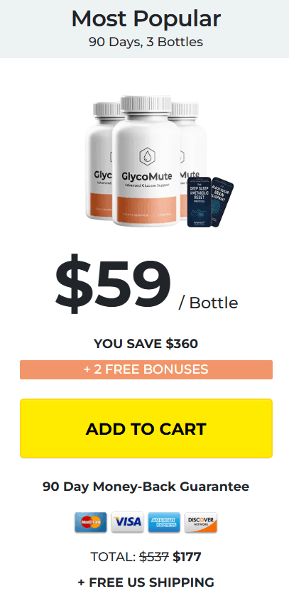 GlycoMute price 3 bottle